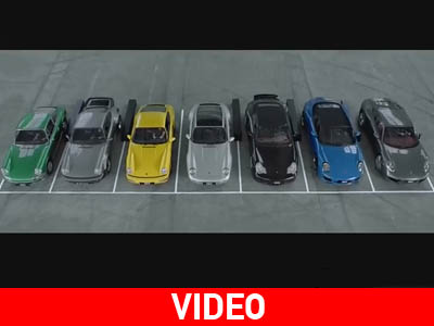 Συμφωνική… ορχήστρα με τις 7 γενιές Porsche 911